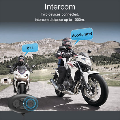 Dier DK12 800m Helmet Wireless Bluetooth Headset 5.0 Waterproof Double Motorcycle Call Headset With Intercom Function - Motorcycle Walkie Talkie by PMC Jewellery | Online Shopping South Africa | PMC Jewellery | Buy Now Pay Later Mobicred