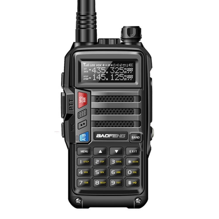 Baofeng BF-UV5R Plus S9 FM Interphone Handheld Walkie Talkie, US Plug (Black) - Handheld Walkie Talkie by BAOFENG | Online Shopping South Africa | PMC Jewellery | Buy Now Pay Later Mobicred