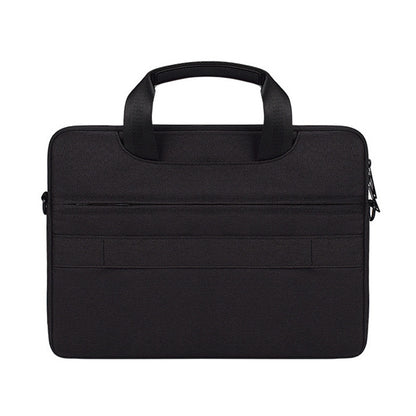 DJ08 Oxford Cloth Waterproof Wear-resistant Laptop Bag for 14.1 inch Laptops, with Concealed Handle & Luggage Tie Rod & Adjustable Shoulder Strap (Black) - 13.3 inch by PMC Jewellery | Online Shopping South Africa | PMC Jewellery | Buy Now Pay Later Mobicred