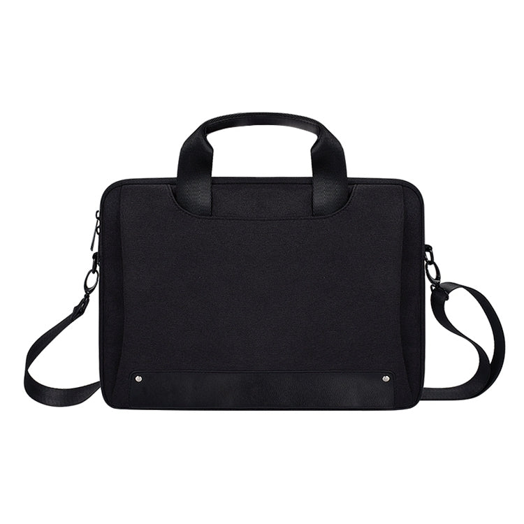 DJ08 Oxford Cloth Waterproof Wear-resistant Laptop Bag for 15.6 inch Laptops, with Concealed Handle & Luggage Tie Rod & Adjustable Shoulder Strap (Black) - 15 inch by PMC Jewellery | Online Shopping South Africa | PMC Jewellery | Buy Now Pay Later Mobicred