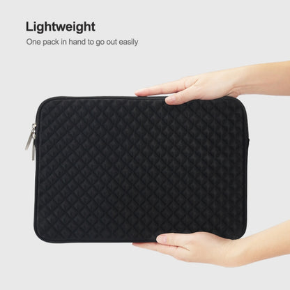 Diamond Texture Laptop Liner Bag, Size: 13.3 inch (Black) - 13.3 inch by PMC Jewellery | Online Shopping South Africa | PMC Jewellery | Buy Now Pay Later Mobicred