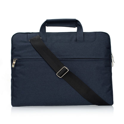 Portable One Shoulder Handheld Zipper Laptop Bag, For 13.3 inch and Below Macbook, Samsung, Lenovo, Sony, DELL Alienware, CHUWI, ASUS, HP (Dark Blue) - 13.3 inch by PMC Jewellery | Online Shopping South Africa | PMC Jewellery | Buy Now Pay Later Mobicred