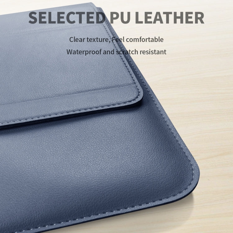 4 in 1 Universal Laptop Holder PU Waterproof Protection Wrist Laptop Bag, Size: 17 inch(Navy Blue) - 15.6 - 17 inch by PMC Jewellery | Online Shopping South Africa | PMC Jewellery | Buy Now Pay Later Mobicred