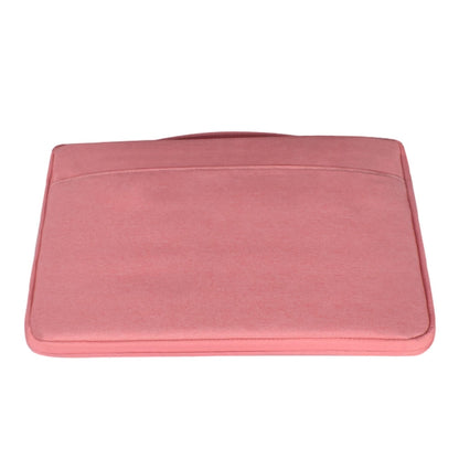 11.6 inch Fashion Casual Polyester + Nylon Laptop Handbag Briefcase Notebook Cover Case, For Macbook, Samsung, Lenovo, Xiaomi, Sony, DELL, CHUWI, ASUS, HP(Pink) - Other by PMC Jewellery | Online Shopping South Africa | PMC Jewellery | Buy Now Pay Later Mobicred