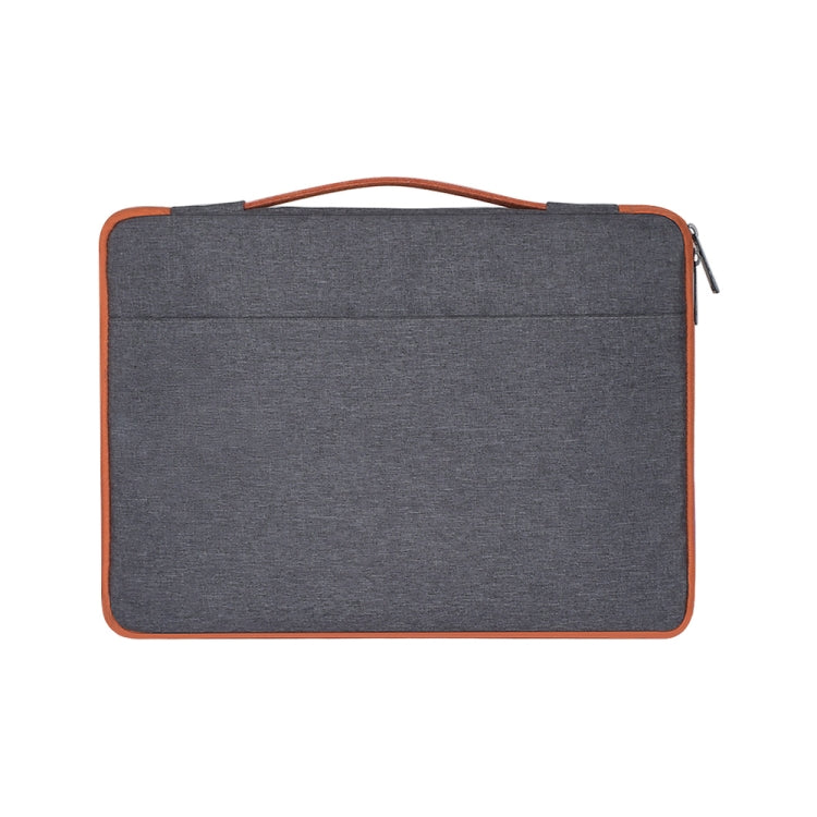 11.6 inch Fashion Casual Polyester + Nylon Laptop Handbag Briefcase Notebook Cover Case, For Macbook, Samsung, Lenovo, Xiaomi, Sony, DELL, CHUWI, ASUS, HP(Grey) - Other by PMC Jewellery | Online Shopping South Africa | PMC Jewellery | Buy Now Pay Later Mobicred