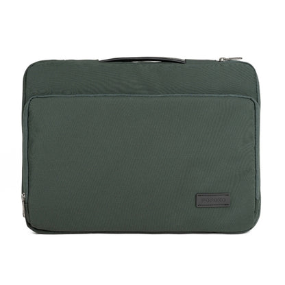 POFOKO E550 13 inch Portable Waterproof Polyester Laptop Handbag(Green) - Other by POFOKO | Online Shopping South Africa | PMC Jewellery | Buy Now Pay Later Mobicred