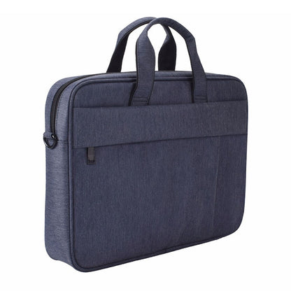 DJ03 Waterproof Anti-scratch Anti-theft One-shoulder Handbag for 15.6 inch Laptops, with Suitcase Belt(Navy Blue) - 15.6 - 17 inch by PMC Jewellery | Online Shopping South Africa | PMC Jewellery | Buy Now Pay Later Mobicred