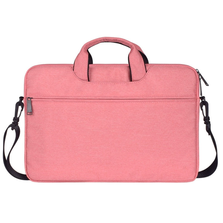 ST01S Waterproof Oxford Cloth Hidden Portable Strap One-shoulder Handbag for 13.3 inch Laptops(Pink) - 13.3 inch by PMC Jewellery | Online Shopping South Africa | PMC Jewellery | Buy Now Pay Later Mobicred