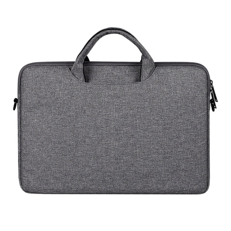 ST01S Waterproof Oxford Cloth Hidden Portable Strap One-shoulder Handbag for 14.1 inch Laptops (Dark Gray) - 14.1 inch by PMC Jewellery | Online Shopping South Africa | PMC Jewellery | Buy Now Pay Later Mobicred