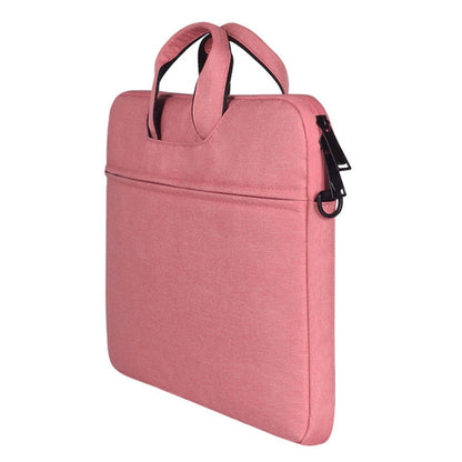 ST01S Waterproof Oxford Cloth Hidden Portable Strap One-shoulder Handbag for 14.1 inch Laptops(Pink) - 14.1 inch by PMC Jewellery | Online Shopping South Africa | PMC Jewellery | Buy Now Pay Later Mobicred