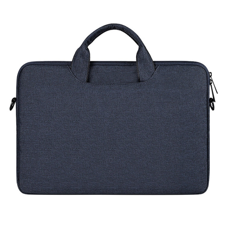 ST01S Waterproof Oxford Cloth Hidden Portable Strap One-shoulder Handbag for 15.6 inch Laptops (Navy Blue) - 14.1 inch by PMC Jewellery | Online Shopping South Africa | PMC Jewellery | Buy Now Pay Later Mobicred