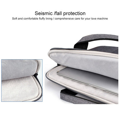 ST02S Waterproof Tear Resistance Hidden Portable Strap One-shoulder Handbag for 15.6 inch Laptops, with Suitcase Belt(Dark Gray) - 15.6 - 17 inch by PMC Jewellery | Online Shopping South Africa | PMC Jewellery | Buy Now Pay Later Mobicred