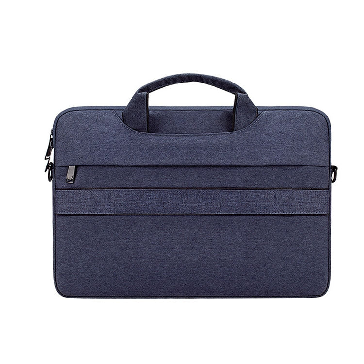 ST02S Waterproof Tear Resistance Hidden Portable Strap One-shoulder Handbag for 15.6 inch Laptops, with Suitcase Belt(Navy Blue) - 15.6 - 17 inch by PMC Jewellery | Online Shopping South Africa | PMC Jewellery | Buy Now Pay Later Mobicred