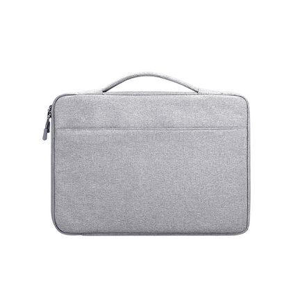 ND04 Oxford Cloth Waterproof Laptop Handbag for 13.3 inch Laptops, with Trunk Trolley Strap(Grey) - 13.3 inch by PMC Jewellery | Online Shopping South Africa | PMC Jewellery | Buy Now Pay Later Mobicred