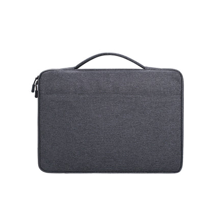 Oxford Cloth Waterproof Laptop Handbag for 14.1 inch Laptops, with Trunk Trolley Strap(Dark Gray) - 14.1 inch by PMC Jewellery | Online Shopping South Africa | PMC Jewellery | Buy Now Pay Later Mobicred