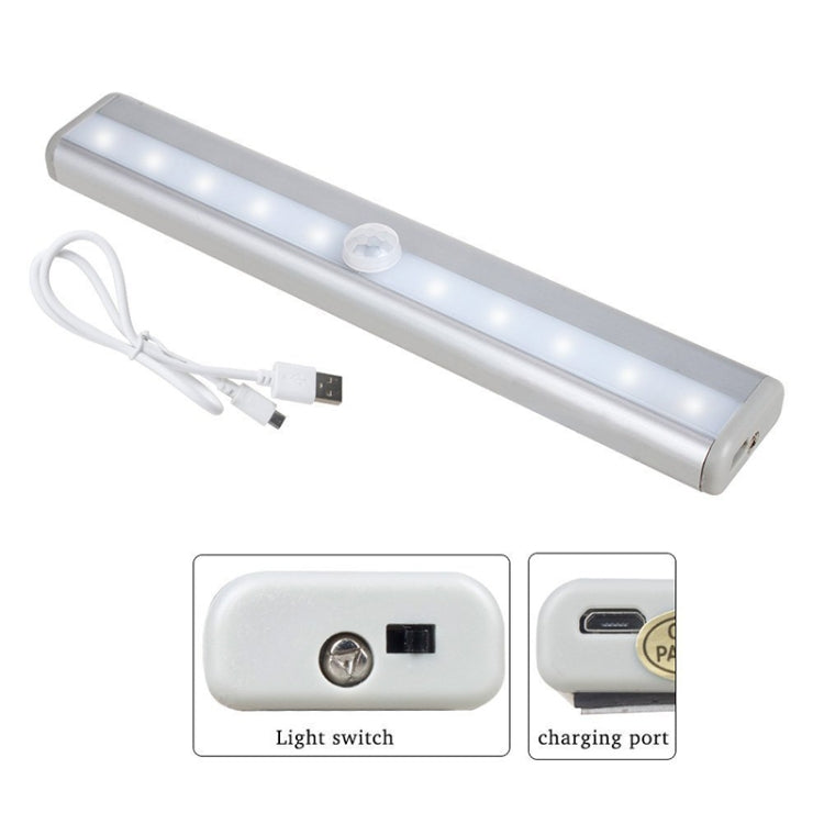 USB0406 Motion Sensor  LED Night Light, 100LM, Rechargeable, 3000-3500K, 3 Switch Modes - Sensor LED Lights by PMC Jewellery | Online Shopping South Africa | PMC Jewellery | Buy Now Pay Later Mobicred