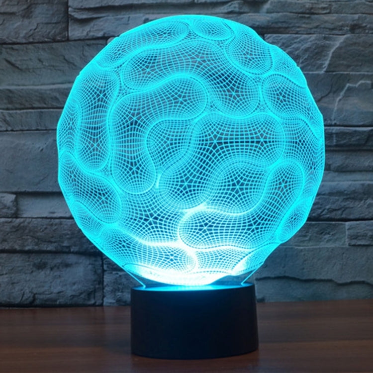 Brain Style 3D Touch Switch Control LED Light , 7 Color Discoloration Creative Visual Stereo Lamp Desk Lamp Night Light - Novelty Lighting by PMC Jewellery | Online Shopping South Africa | PMC Jewellery