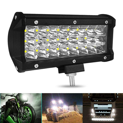 7 inch 18W 1800LM 3 Row LED Strip Light Working Refit Off-road Vehicle Lamp Roof Strip Light - Work Lights by PMC Jewellery | Online Shopping South Africa | PMC Jewellery | Buy Now Pay Later Mobicred