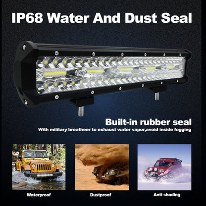 15 inch 75W 7500LM 6000K LED Strip Working Refit Off-road Vehicle Lamp Roof Strip Light - Work Lights by PMC Jewellery | Online Shopping South Africa | PMC Jewellery | Buy Now Pay Later Mobicred