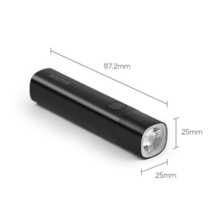 Original Xiaomi Youpin SOLOVE LED Flashlight 3000mAh USB Multi-function Portable Lighting(Purple) - LED Flashlight by Xiaomi | Online Shopping South Africa | PMC Jewellery | Buy Now Pay Later Mobicred