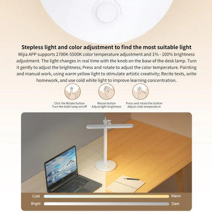 Original Xiaomi Mijia LED Desk Lamp Pro Reading Writing Edition, US Plug (White) - Desk Lamps by Xiaomi | Online Shopping South Africa | PMC Jewellery | Buy Now Pay Later Mobicred