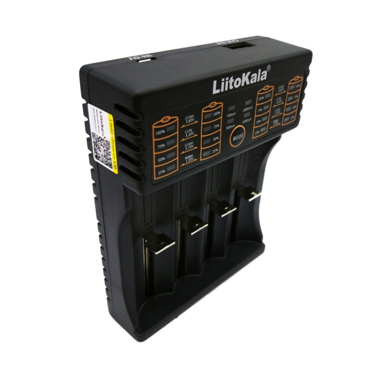 LiitoKala lii-402 4 In 1 Lithium Battery Charger for Li-ion IMR 18650, 18490, 18350, 17670, 17500, 16340(RCR123), 14500, 10440 - Charger & Converter by PMC Jewellery | Online Shopping South Africa | PMC Jewellery | Buy Now Pay Later Mobicred