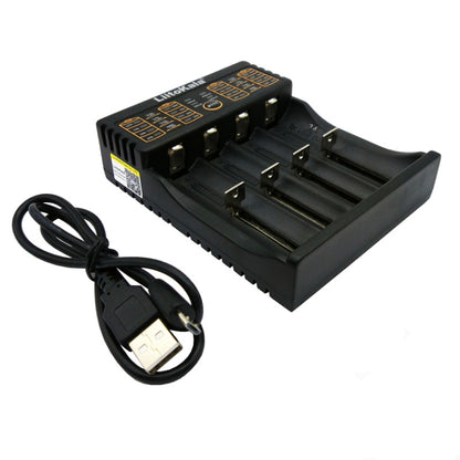 LiitoKala lii-402 4 In 1 Lithium Battery Charger for Li-ion IMR 18650, 18490, 18350, 17670, 17500, 16340(RCR123), 14500, 10440 - Charger & Converter by PMC Jewellery | Online Shopping South Africa | PMC Jewellery | Buy Now Pay Later Mobicred