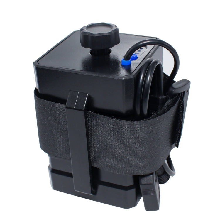 3 Sections 18650/26650 IPX7 Waterproof Battery Box with 16.8v Round Head & 5v USB Connector Output Voltage Does Not Include Battery(Black) - Power Bank Box by PMC Jewellery | Online Shopping South Africa | PMC Jewellery | Buy Now Pay Later Mobicred