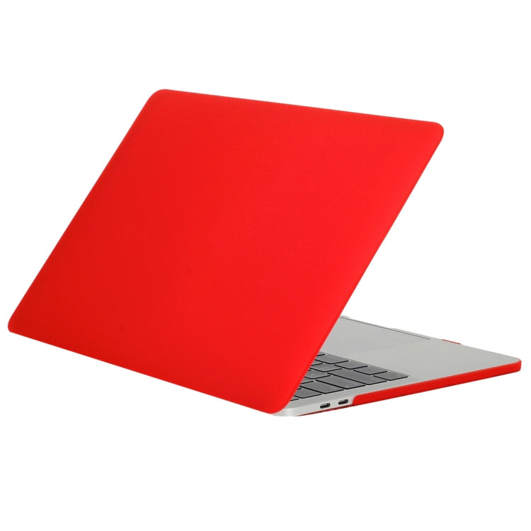 Laptop Frosted Texture PC Protective Case for 2016 New Macbook Pro 13.3 inch A2159 & A1706 & A1708(Red) - MacBook Pro Cases by PMC Jewellery | Online Shopping South Africa | PMC Jewellery | Buy Now Pay Later Mobicred