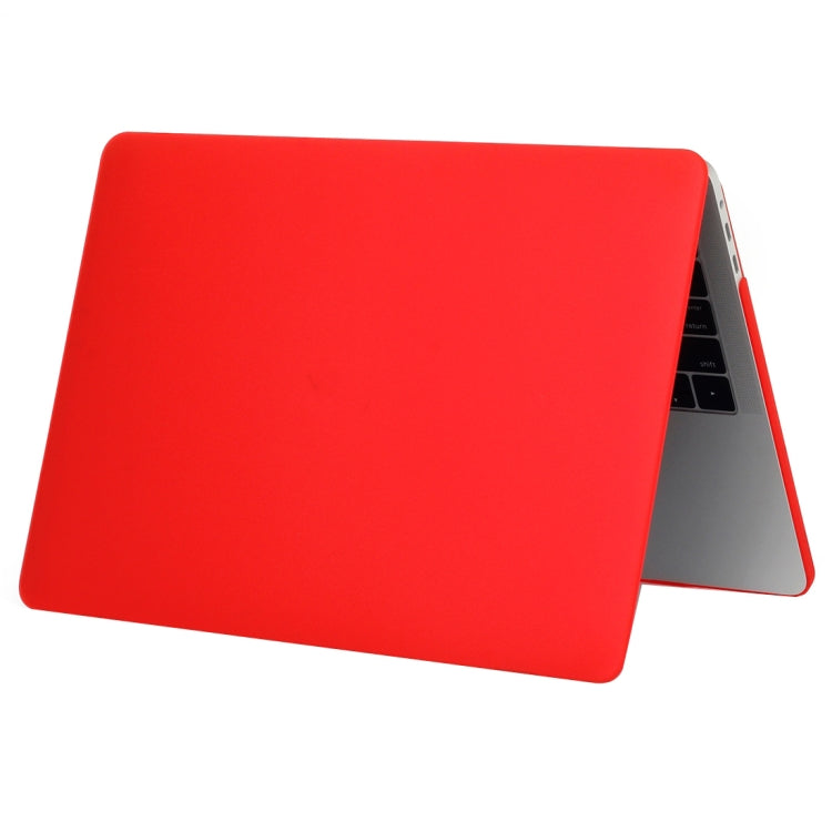 Laptop Frosted Texture PC Protective Case for 2016 New Macbook Pro 13.3 inch A2159 & A1706 & A1708(Red) - MacBook Pro Cases by PMC Jewellery | Online Shopping South Africa | PMC Jewellery | Buy Now Pay Later Mobicred