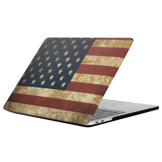 For 2016 New Macbook Pro 13.3 inch A1706 & A1708 Retro US Flag Pattern Laptop Water Decals PC Protective Case - MacBook Pro Cases by PMC Jewellery | Online Shopping South Africa | PMC Jewellery | Buy Now Pay Later Mobicred