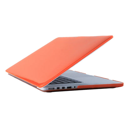 For 2016 New Macbook Pro 13.3 inch A1706 & A1708 Laptop Crystal PC Protective Case(Orange) - MacBook Pro Cases by PMC Jewellery | Online Shopping South Africa | PMC Jewellery | Buy Now Pay Later Mobicred