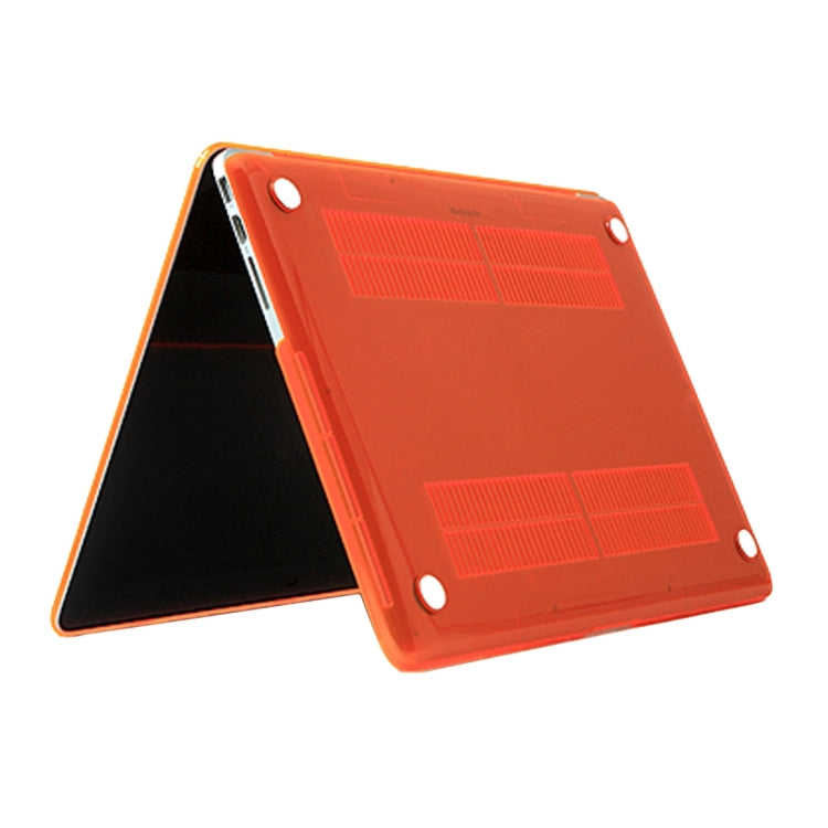 For 2016 New Macbook Pro 13.3 inch A1706 & A1708 Laptop Crystal PC Protective Case(Orange) - MacBook Pro Cases by PMC Jewellery | Online Shopping South Africa | PMC Jewellery | Buy Now Pay Later Mobicred