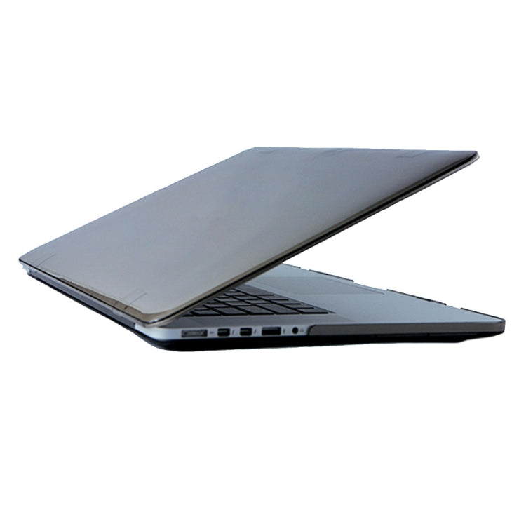 For 2016 New Macbook Pro 13.3 inch A1706 & A1708 Laptop Crystal PC Protective Case(Grey) - MacBook Pro Cases by PMC Jewellery | Online Shopping South Africa | PMC Jewellery | Buy Now Pay Later Mobicred