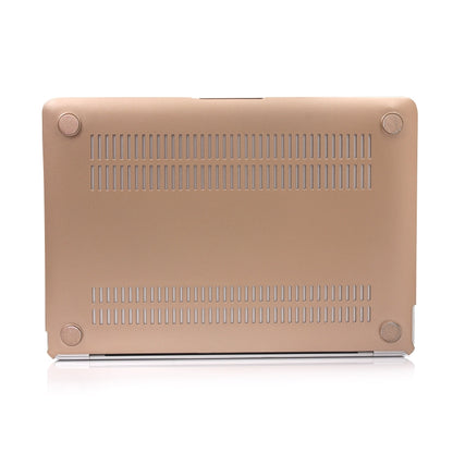 Laptop Metal Style Protective Case for MacBook Air 13.3 inch A1932 (2018) & A2179 (2020)(Gold) - MacBook Air Cases by PMC Jewellery | Online Shopping South Africa | PMC Jewellery | Buy Now Pay Later Mobicred