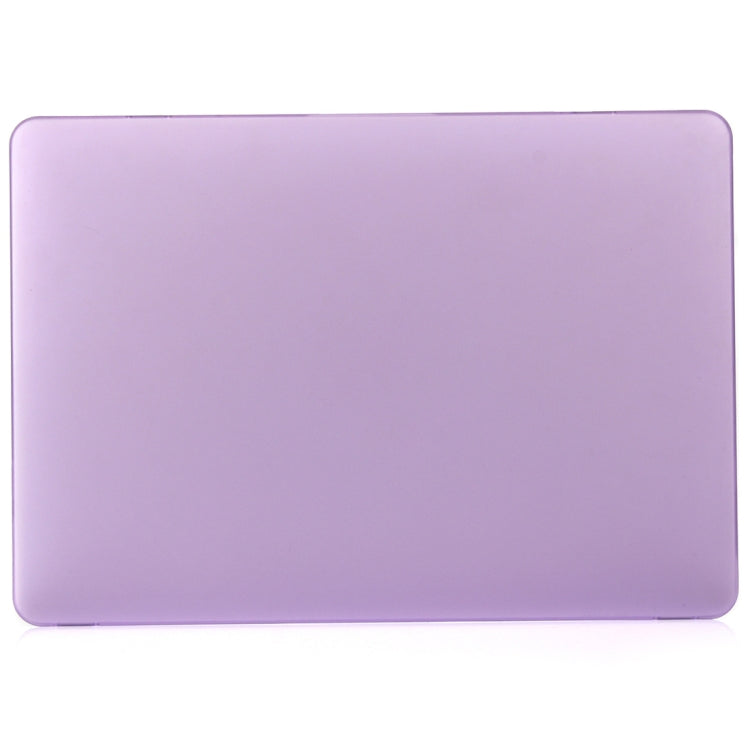 For MacBook Air 13.3 inch A1932 2018 & A2179 2020 & A2337 Laptop Matte Style Protective Case(Purple) - MacBook Air Cases by PMC Jewellery | Online Shopping South Africa | PMC Jewellery | Buy Now Pay Later Mobicred