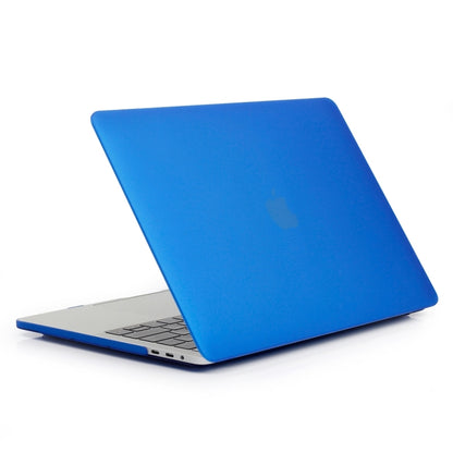 ENKAY Hat-Prince 2 in 1 Frosted Hard Shell Plastic Protective Case + US Version Ultra-thin TPU Keyboard Protector Cover for 2016 New MacBook Pro 13.3 inch with Touchbar (A1706)(Dark Blue) - MacBook Pro Cases by ENKAY | Online Shopping South Africa | PMC Jewellery | Buy Now Pay Later Mobicred