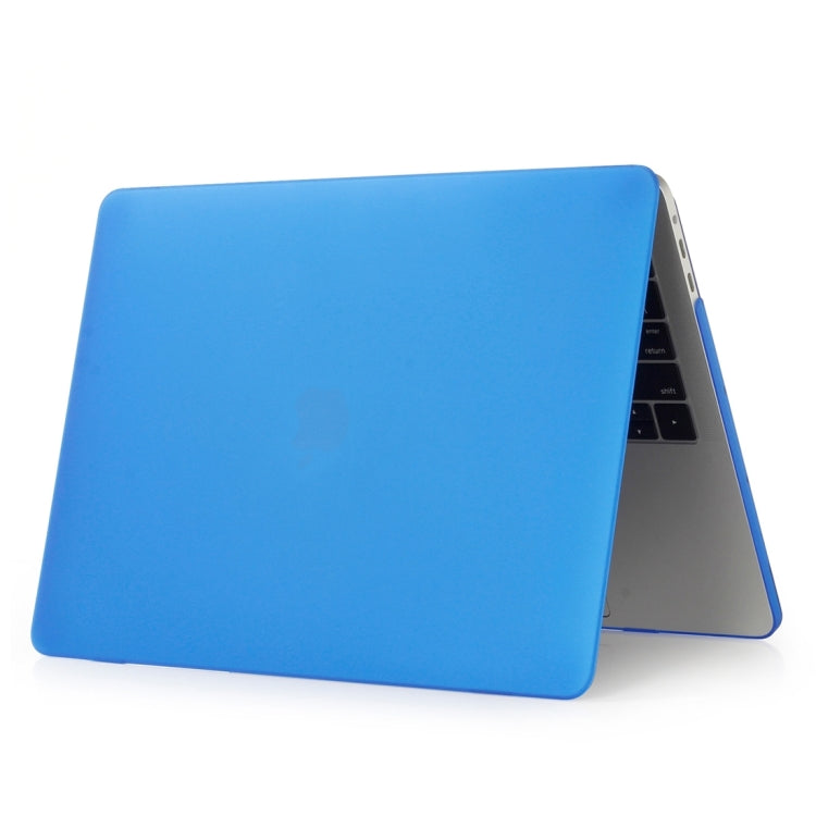 ENKAY Hat-Prince 2 in 1 Frosted Hard Shell Plastic Protective Case + US Version Ultra-thin TPU Keyboard Protector Cover for 2016 New MacBook Pro 13.3 inch with Touchbar (A1706)(Dark Blue) - MacBook Pro Cases by ENKAY | Online Shopping South Africa | PMC Jewellery | Buy Now Pay Later Mobicred