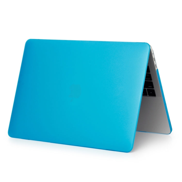 ENKAY Hat-Prince 2 in 1 Frosted Hard Shell Plastic Protective Case + US Version Ultra-thin TPU Keyboard Protector Cover for 2016 New MacBook Pro 13.3 inch with Touchbar (A1706)(Blue) - MacBook Pro Cases by ENKAY | Online Shopping South Africa | PMC Jewellery | Buy Now Pay Later Mobicred