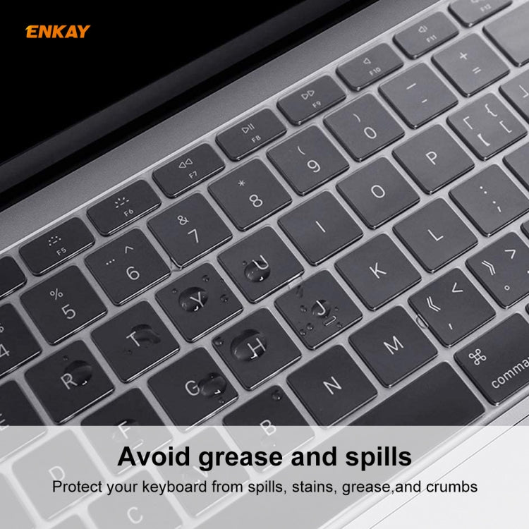 For MacBook Air 13.3 inch A1932 2018 ENKAY Hat-prince US Version of The Notebook Ultra-thin TPU Keyboard Protective Cover - Keyboard Protector by ENKAY | Online Shopping South Africa | PMC Jewellery | Buy Now Pay Later Mobicred