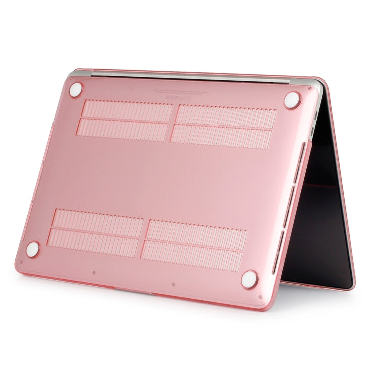 ENKAY Hat-Prince 2 in 1 Crystal Hard Shell Plastic Protective Case + US Version Ultra-thin TPU Keyboard Protector Cover for 2016 New MacBook Pro 13.3 inch without Touchbar (A1708)(Pink) - MacBook Pro Cases by ENKAY | Online Shopping South Africa | PMC Jewellery | Buy Now Pay Later Mobicred