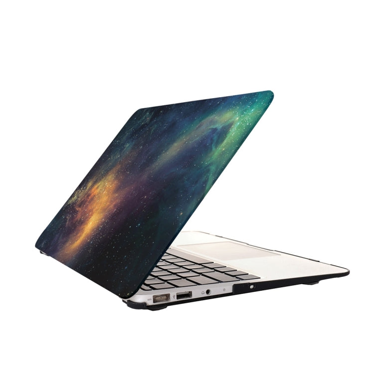 For Macbook Pro Retina 15.4 inch Starry Sky Patterns Apple Laptop Water Decals PC Protective Case(Green) - MacBook Pro Cases by PMC Jewellery | Online Shopping South Africa | PMC Jewellery | Buy Now Pay Later Mobicred