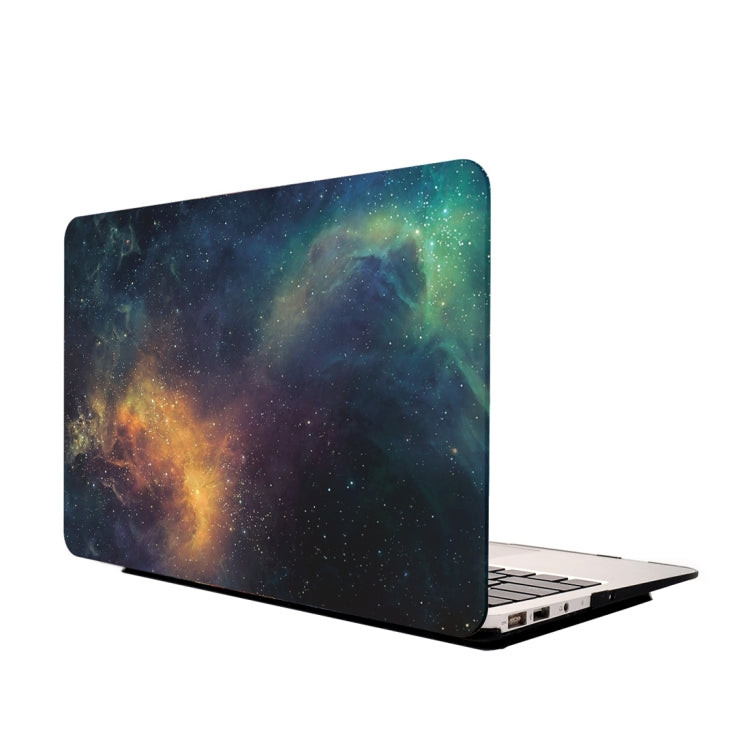 For Macbook Air 13.3 inch Starry Sky Patterns Apple Laptop Water Decals PC Protective Case(Green) - MacBook Air Cases by PMC Jewellery | Online Shopping South Africa | PMC Jewellery | Buy Now Pay Later Mobicred