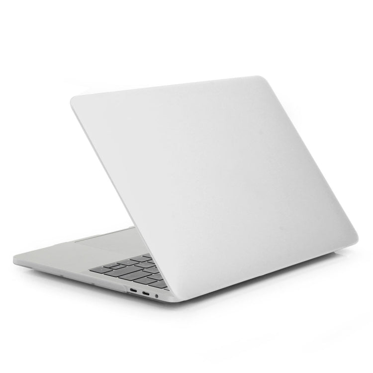 ENKAY Hat-Prince 2 in 1 Frosted Hard Shell Plastic Protective Case + Europe Version Ultra-thin TPU Keyboard Protector Cover for 2016 MacBook Pro 13.3 Inch with Touch Bar (A1706) (White) - MacBook Pro Cases by ENKAY | Online Shopping South Africa | PMC Jewellery | Buy Now Pay Later Mobicred