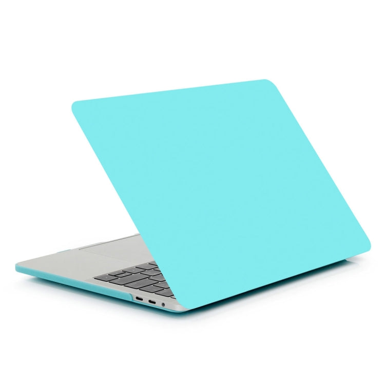 ENKAY Hat-Prince 2 in 1 Frosted Hard Shell Plastic Protective Case + Europe Version Ultra-thin TPU Keyboard Protector Cover for 2016 MacBook Pro 15.4 Inch with Touch Bar (A1707) (Blue) - MacBook Pro Cases by ENKAY | Online Shopping South Africa | PMC Jewellery | Buy Now Pay Later Mobicred