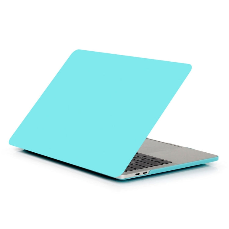 ENKAY Hat-Prince 2 in 1 Frosted Hard Shell Plastic Protective Case + Europe Version Ultra-thin TPU Keyboard Protector Cover for 2016 MacBook Pro 15.4 Inch with Touch Bar (A1707) (Blue) - MacBook Pro Cases by ENKAY | Online Shopping South Africa | PMC Jewellery | Buy Now Pay Later Mobicred