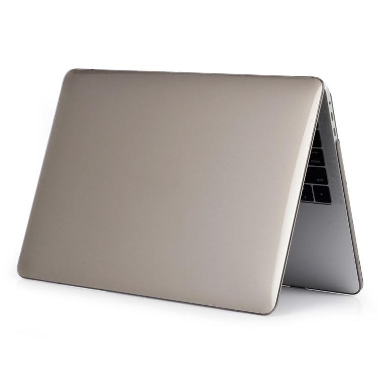 ENKAY Hat-Prince 2 in 1 Crystal Hard Shell Plastic Protective Case + Europe Version Ultra-thin TPU Keyboard Protector Cover for 2016 MacBook Pro 15.4 Inch with Touch Bar (A1707) (Grey) - MacBook Pro Cases by ENKAY | Online Shopping South Africa | PMC Jewellery | Buy Now Pay Later Mobicred