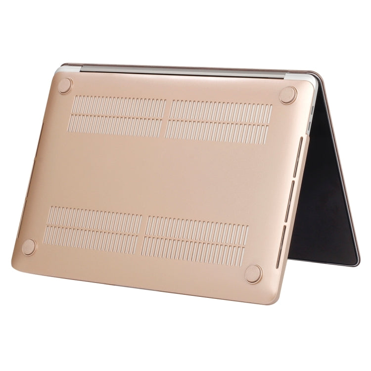 Laptop Metal Style Protective Case for MacBook Pro 15.4 inch A1990 (2018) (Gold) - MacBook Pro Cases by PMC Jewellery | Online Shopping South Africa | PMC Jewellery | Buy Now Pay Later Mobicred