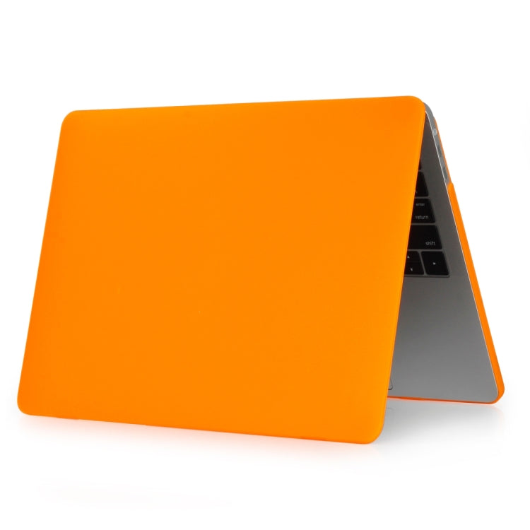 Laptop Frosted Style PC Protective Case for MacBook Pro 15.4 inch A1990 (2018)(Orange) - MacBook Pro Cases by PMC Jewellery | Online Shopping South Africa | PMC Jewellery | Buy Now Pay Later Mobicred