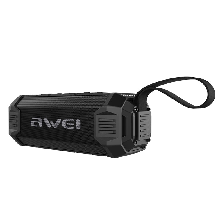 awei Y280 IPX4 Bluetooth Speaker Power Bank with Enhanced Bass, Built-in Mic, Support FM / USB / TF Card / AUX(Black) - Desktop Speaker by awei | Online Shopping South Africa | PMC Jewellery | Buy Now Pay Later Mobicred